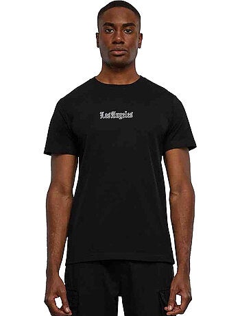 Camiseta los angeles diseño bordado para hombre - mister tee