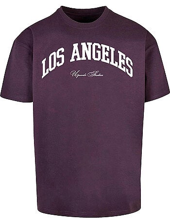 Camiseta los angeles diseño universidad para hombre - mister tee
