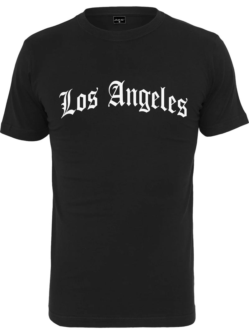 Camiseta los angeles wording para hombre - mister tee Negro - Kiabi