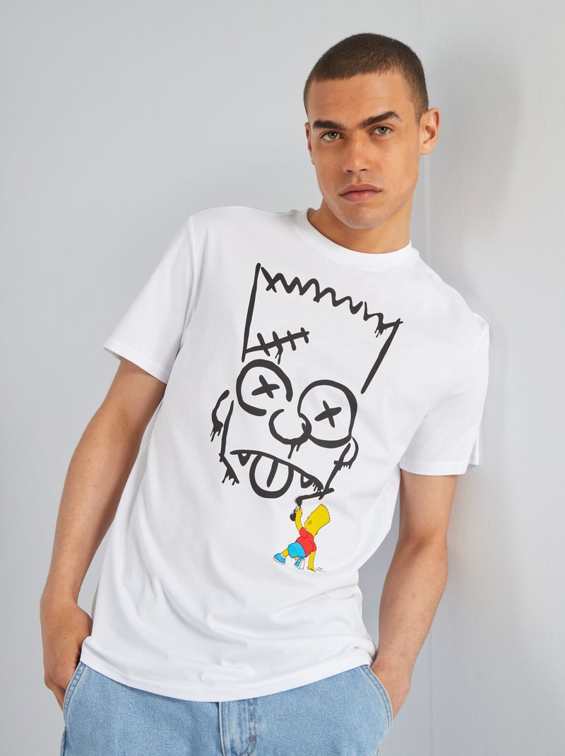 Camiseta 'Los Simpson' Blanco - Kiabi