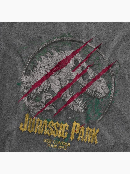 Camiseta lost control diseño t-rex de lavado vintage para adultos unisex - jurassic park - Kiabi
