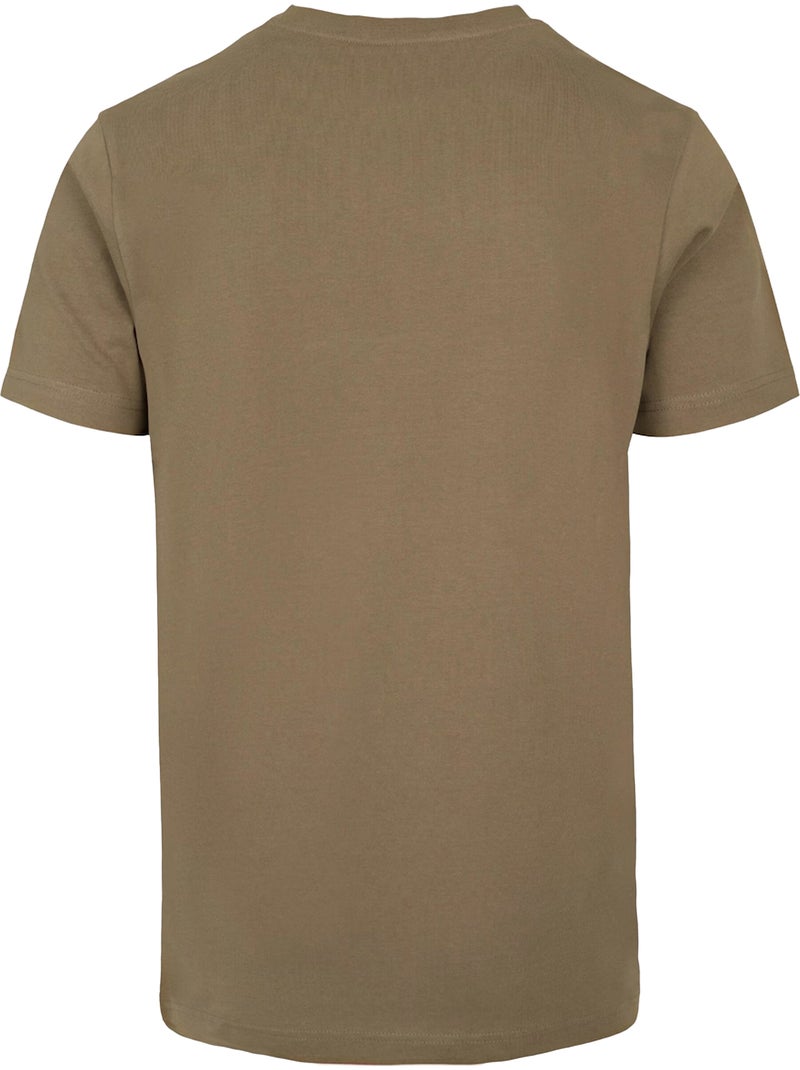 Camiseta lost youth diseño rosa para hombre - mister tee Caqui - Kiabi