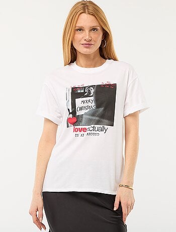 Camiseta 'Love Actually' de manga corta
