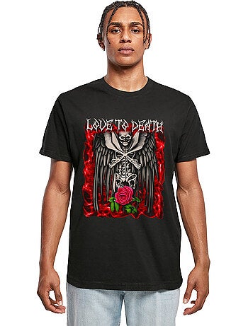 Camiseta love to death para hombre - mister tee