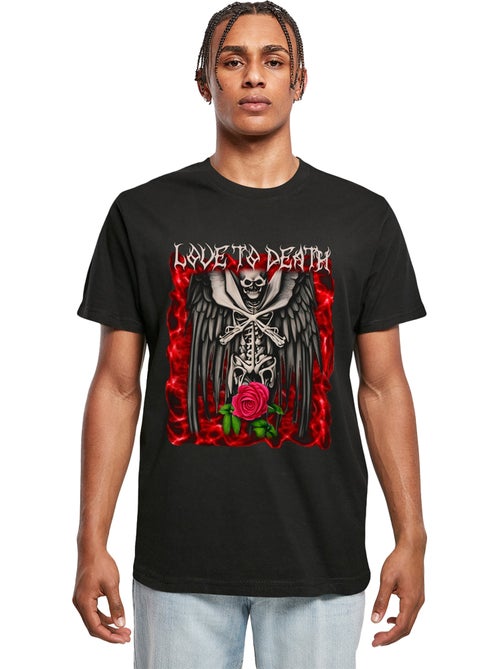 Camiseta love to death para hombre - mister tee - Kiabi