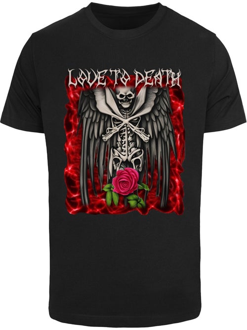 Camiseta love to death para hombre - mister tee - Kiabi