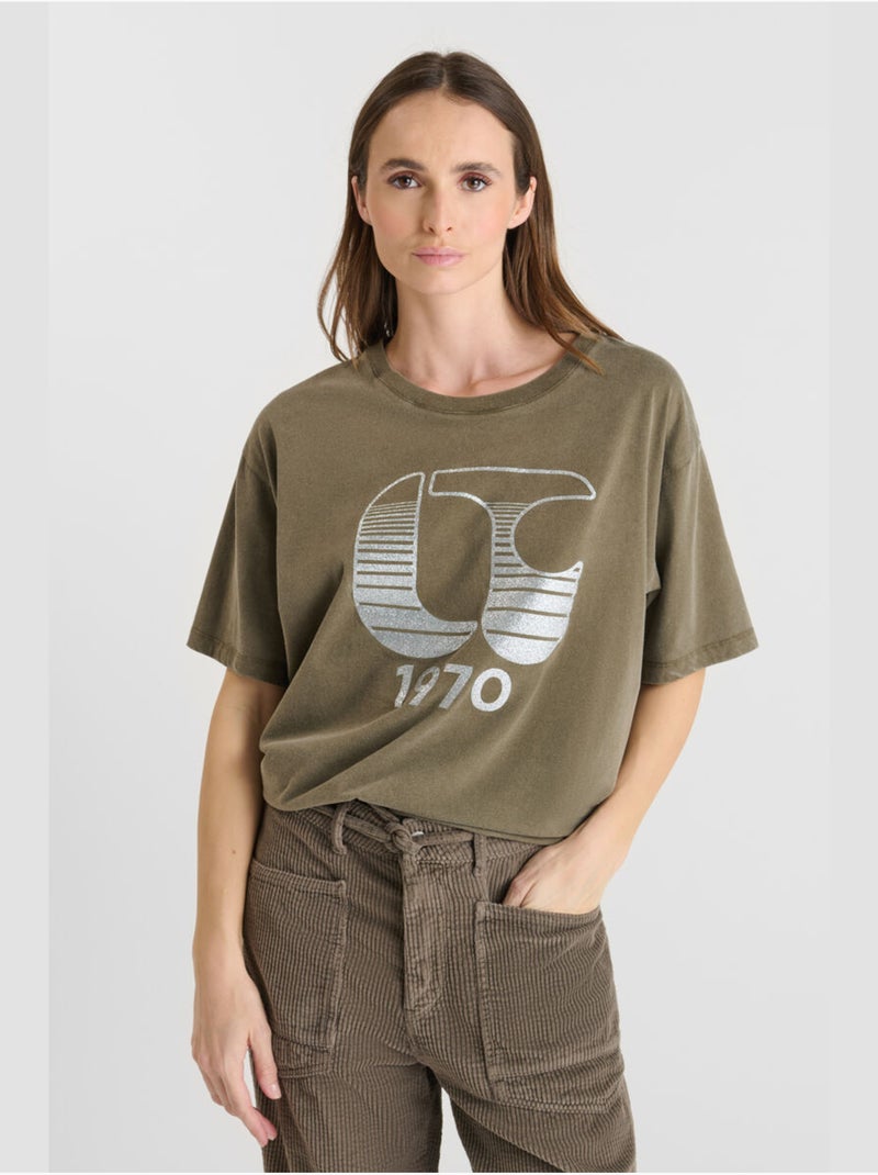 Camiseta LYNETTE Caqui - Kiabi