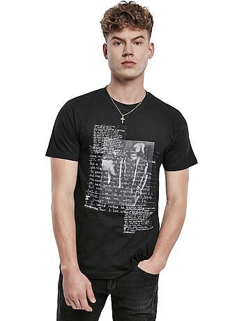 Camiseta lyrics diseño tupac shakur para hombre - mister tee