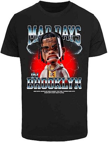 Camiseta mad days para hombre - mister tee
