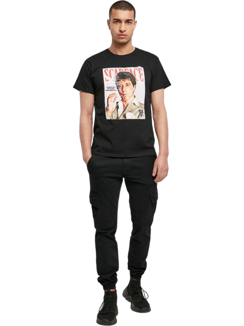 Camiseta magazine cover diseño scarface para hombre - merchcode Negro - Kiabi
