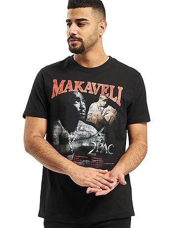 Camiseta makaveli diseño tupac shakur para hombre - mister tee