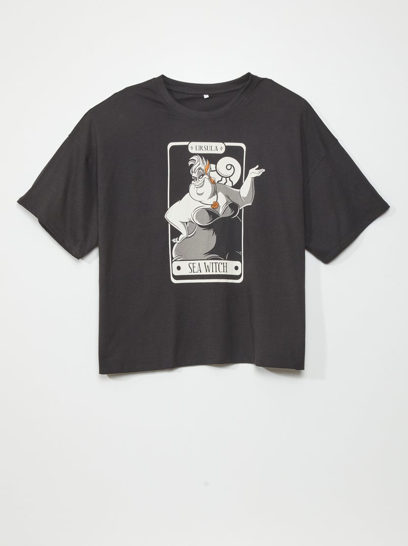 Camiseta 'malvada Disney' Halloween NEGRO - Kiabi