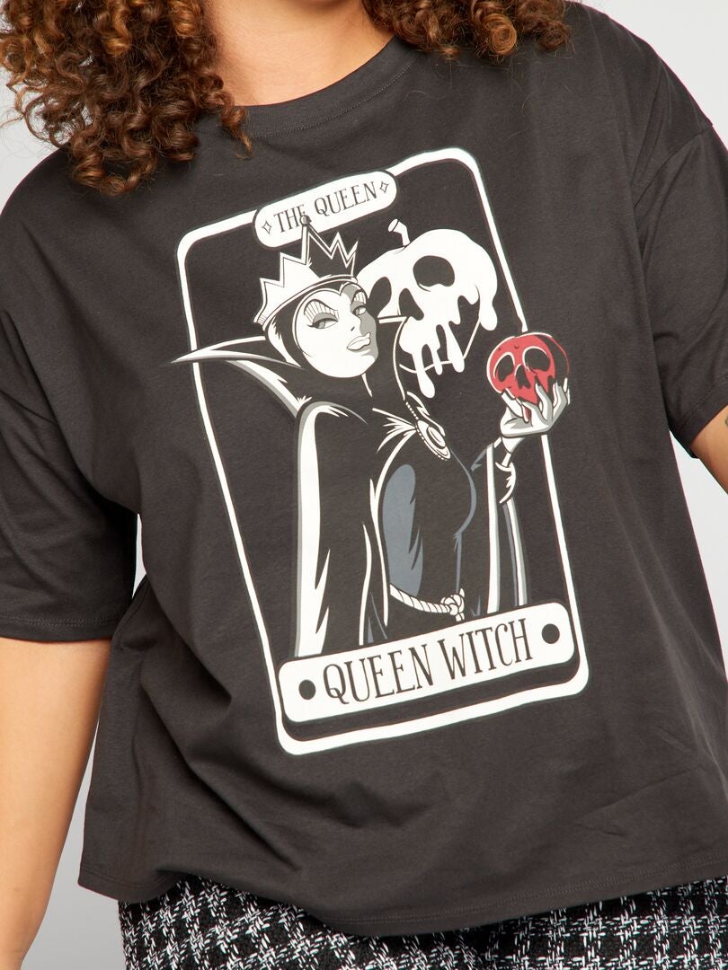 Camiseta 'malvada Disney' Halloween NEGRO - Kiabi