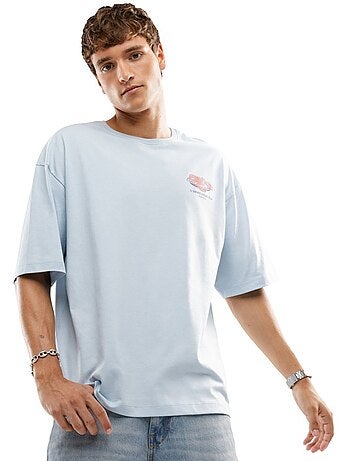 Camiseta manga corta algodón orgánico hombre lifestyle hombre lobster light bl