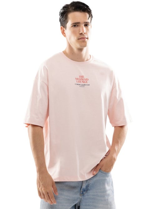 Camiseta manga corta algodón orgánico hombre lifestyle hombre naiad - Kiabi Camiseta manga corta algodón orgánico hombre lifestyle hombre naiad - Kiabi