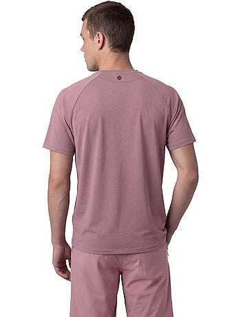 Camiseta manga corta bolsillo montaña hombre hombre waterton