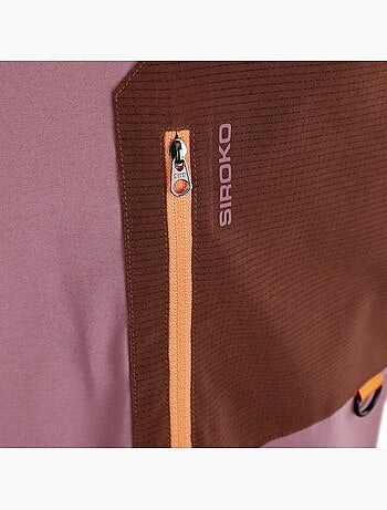 Camiseta manga corta bolsillo montaña hombre hombre waterton