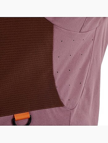 Camiseta manga corta bolsillo montaña hombre hombre waterton