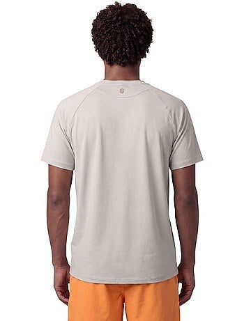 Camiseta manga corta bolsillo montaña hombre hombre waterton sand
