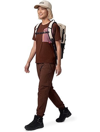 Camiseta manga corta bolsillo montaña mujer mujer waterton-w