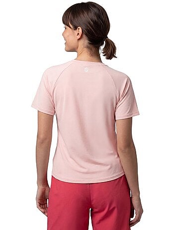 Camiseta manga corta bolsillo montaña mujer mujer waterton-w
