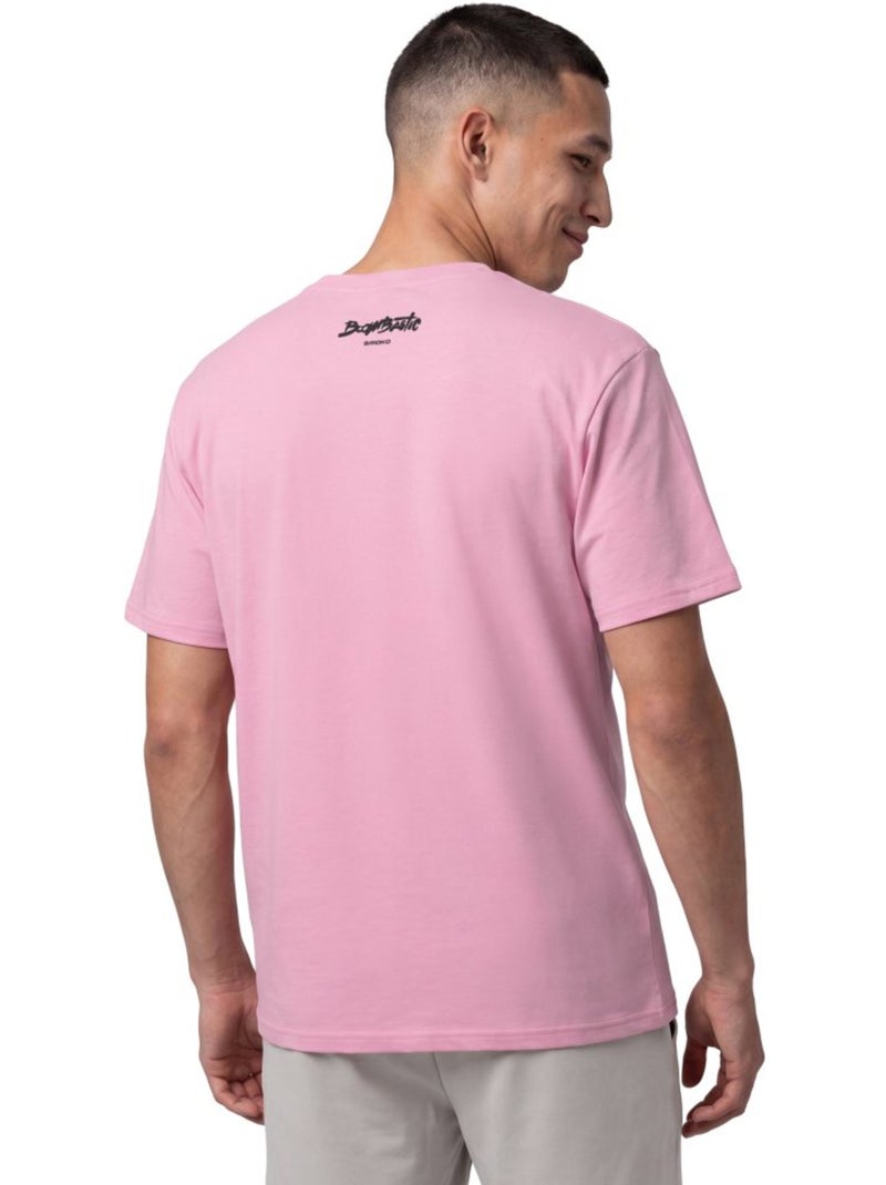 Camiseta manga corta boombastic hombre hombre bbc memories Rosa - Kiabi