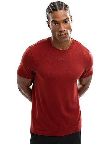 Camiseta manga corta entrenamiento hombre fitness hombre camargue