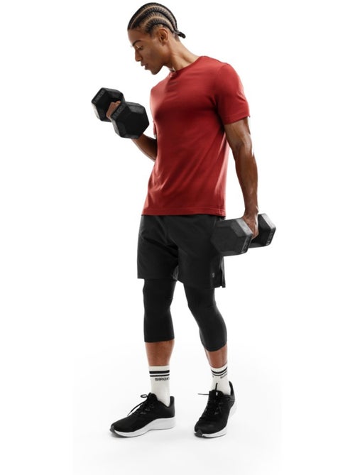 Camiseta manga corta entrenamiento hombre fitness hombre camargue - Kiabi Camiseta manga corta entrenamiento hombre fitness hombre camargue - Kiabi