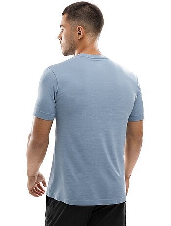 Camiseta manga corta entrenamiento hombre fitness hombre exuma