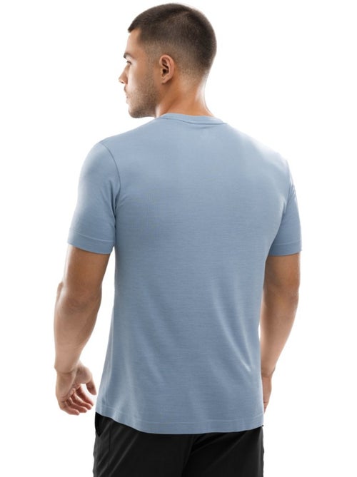 Camiseta manga corta entrenamiento hombre fitness hombre exuma - Kiabi Camiseta manga corta entrenamiento hombre fitness hombre exuma - Kiabi