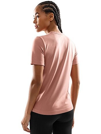Camiseta manga corta entrenamiento mujer fitness mujer java
