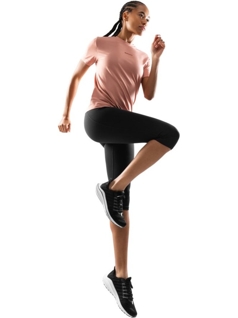 Camiseta manga corta entrenamiento mujer fitness mujer java Coral - Kiabi