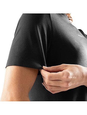 Camiseta manga corta entrenamiento mujer fitness mujer plan