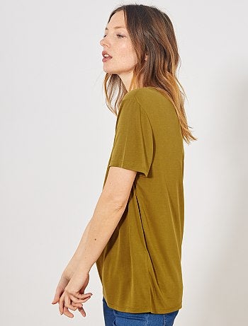 Camiseta manga corta modal - Kiabi