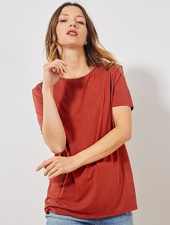 Camiseta manga corta modal - Kiabi