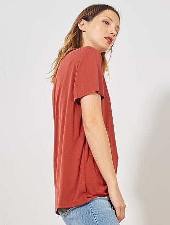 Camiseta manga corta modal - Kiabi