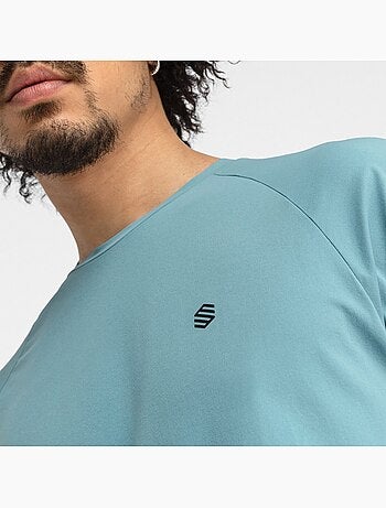 Camiseta manga corta montaña hombre senderismo hombre bay