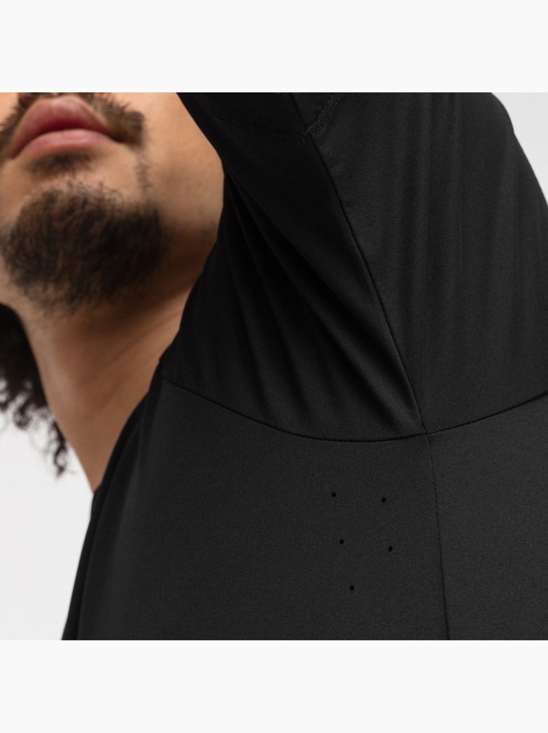 Camiseta manga corta montaña hombre senderismo hombre cave Negro - Kiabi