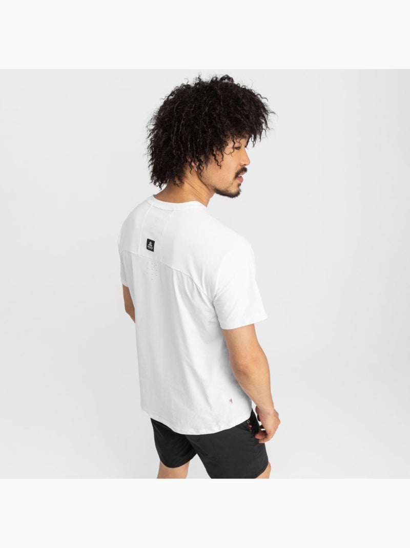 Camiseta manga corta montaña hombre senderismo hombre picos Blanco - Kiabi