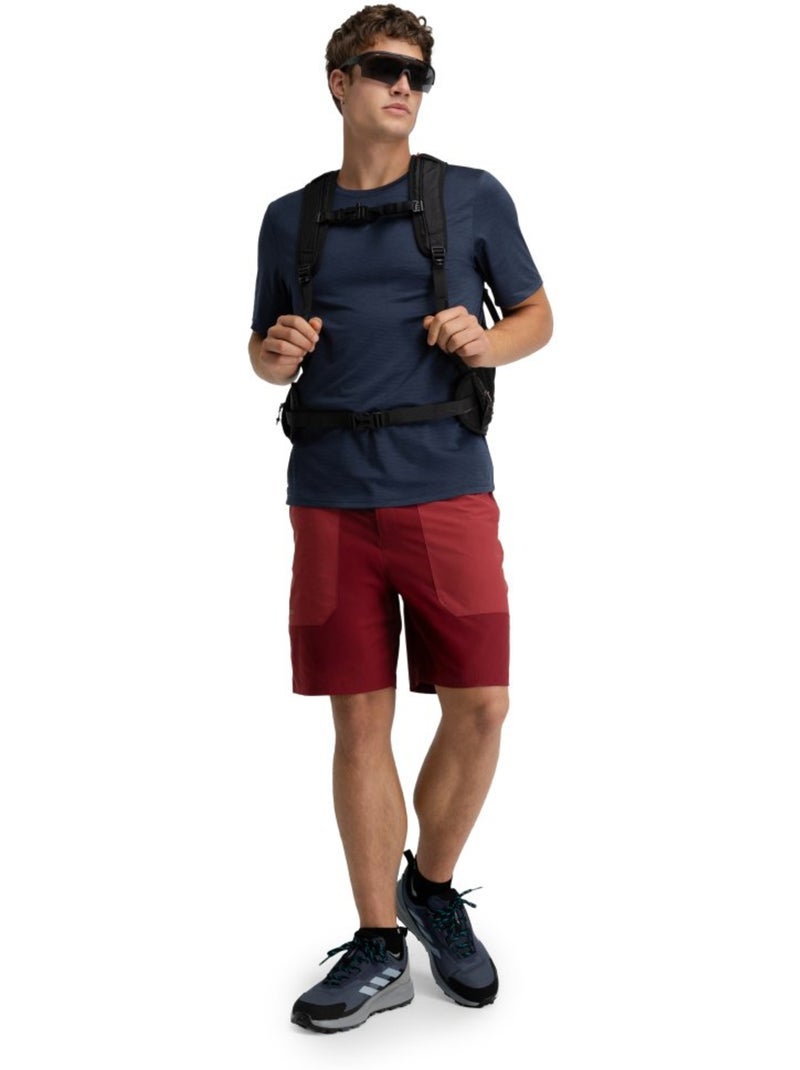 Camiseta manga corta montaña hombre senderismo hombre scout marine Azul - Kiabi