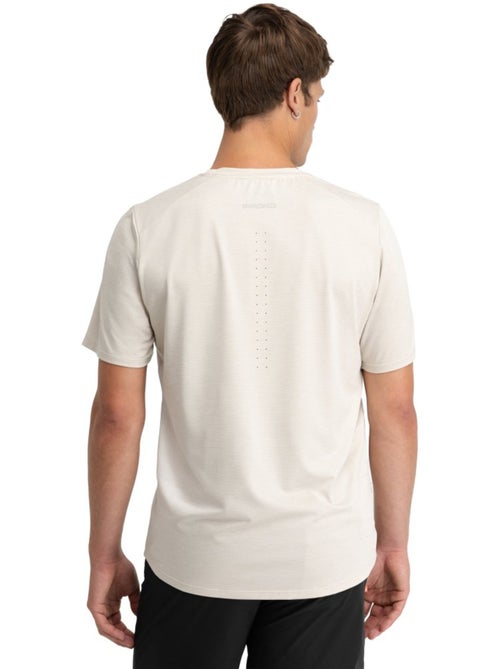 Camiseta manga corta montaña hombre senderismo hombre scout sand - Kiabi