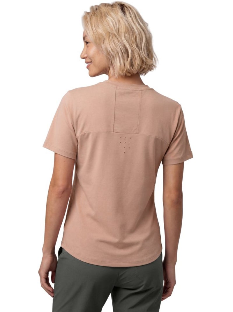 Camiseta manga corta montaña mujer mujer ordesa-w Marrón - Kiabi