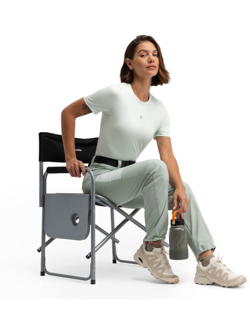 Camiseta manga corta montaña mujer senderismo mujer clarity mint - Kiabi