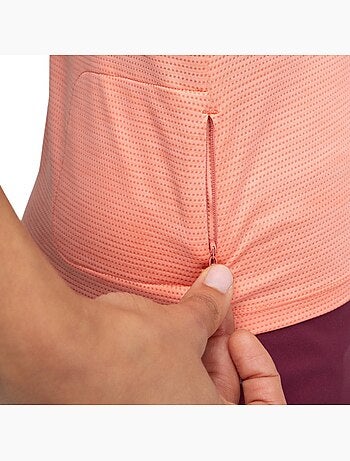 Camiseta manga corta montaña mujer senderismo mujer clarity