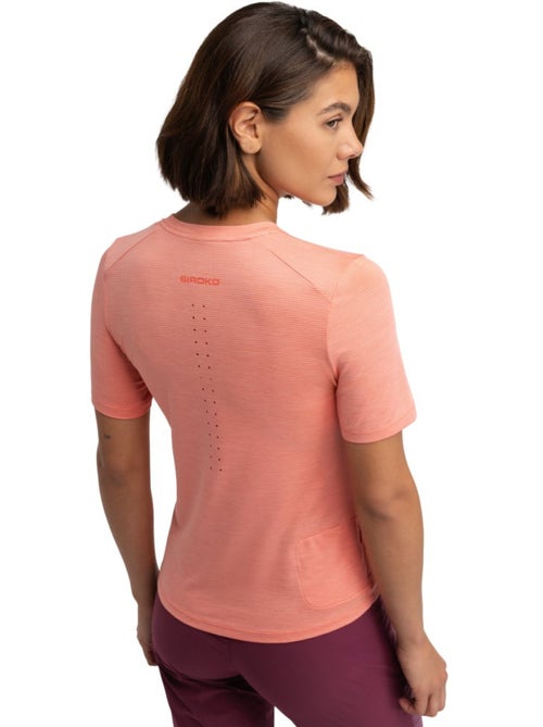 Camiseta manga corta montaña mujer senderismo mujer clarity - Kiabi