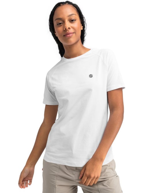 Camiseta manga corta montaña mujer senderismo mujer plitvice - Kiabi