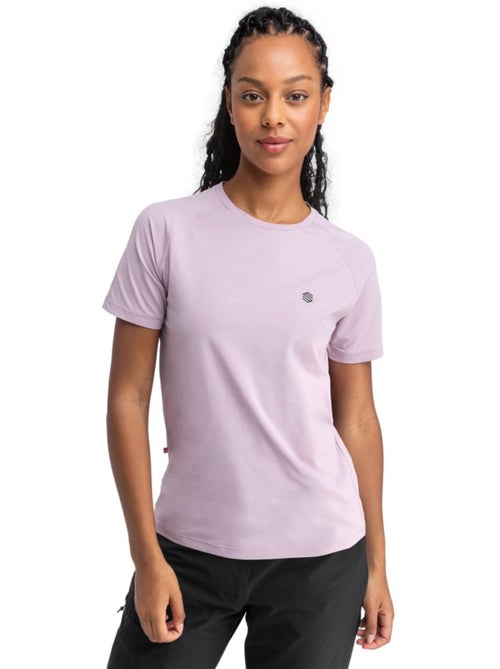 Camiseta manga corta montaña mujer senderismo mujer stave - Kiabi