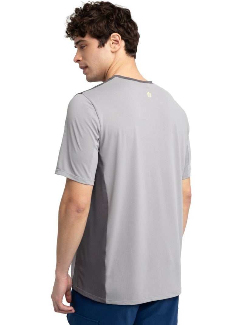 Camiseta manga corta mtb hombre ciclismo hombre mtb berm gray Blanco Gris - Kiabi