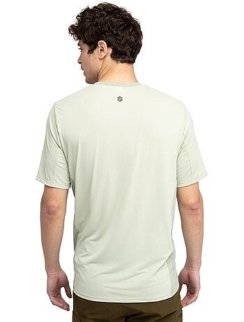 Camiseta manga corta mtb hombre ciclismo hombre mtb berm matcha