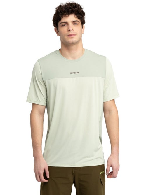 Camiseta manga corta mtb hombre ciclismo hombre mtb berm matcha - Kiabi